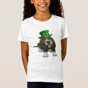 T - Shirt Basset Hound Happy St. Patrick's