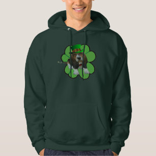 T - Shirt Basset Hound Happy St. Patrick's Clover