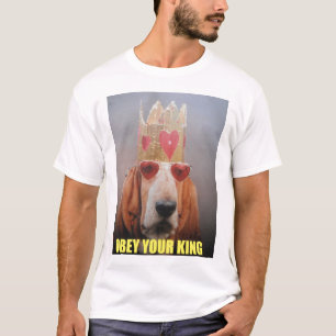 T-Shirt Basset Hound King