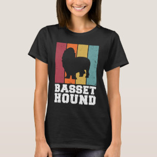 T-shirt Basset Hound Vintage 1