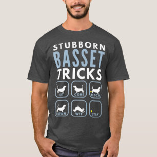 T-shirt Basset-né Basset Hound Tricks - Entraînement de 