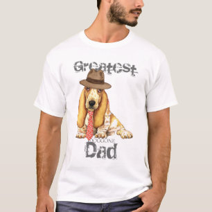 T-shirt Basset papa