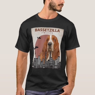 T-shirt Bassetzilla Funny Basset Hound T Shirt Don pour Do