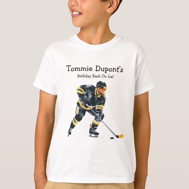 T-shirt Bassin Anniversaire Sur Glace (Devant)