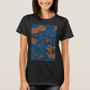 T-shirt Bassin de carpes koï japonaises Art Ukiyo-e - Trad