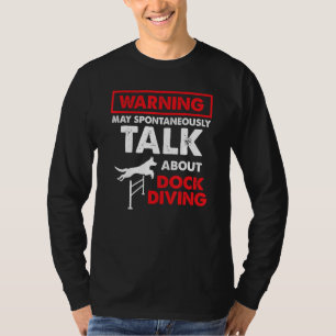 T-shirt Bassin de saut de chien en plongée sur quai Planch