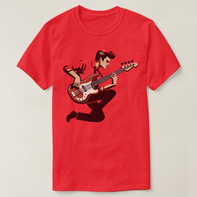 T-shirt Bassman rétro 2 (Design devant)