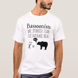 T-shirt Bassoon drôle - Ours moyen