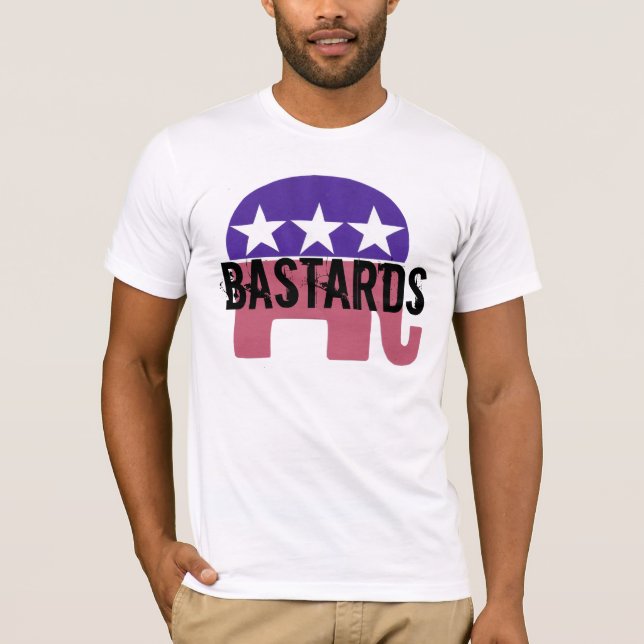 T-shirt BASTARDS Républicains (Devant)