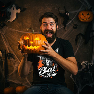 T-shirt Bat à l'os - Drôle Cool chauve Halloween