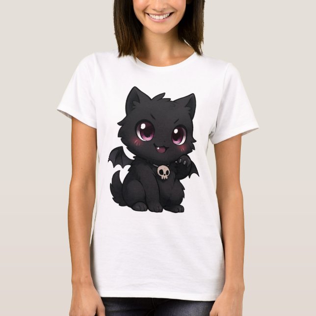 T-shirt - "Bat Cat Blaze" (Devant)