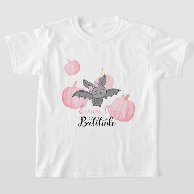 T-shirt Bat Halloween Cute (Poser)