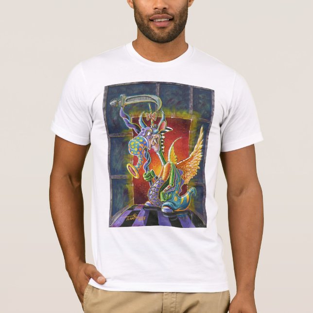 T-shirt Bat l'enfer Outta je (Devant)