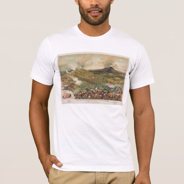 T-shirt Bataille américaine de guerre civile de (Devant)