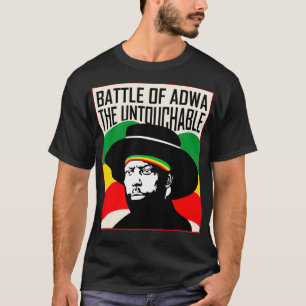 T-shirt Bataille d'Adwa 125e année Victoire Menelik II