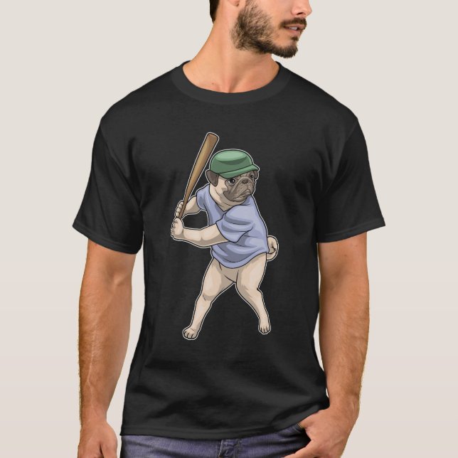 T-shirt Bataille de baseball carlin (Devant)