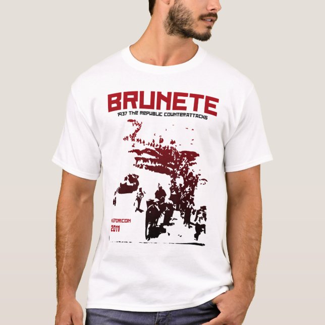 T-shirt Bataille de Brunete, Espagne 1937 (Devant)