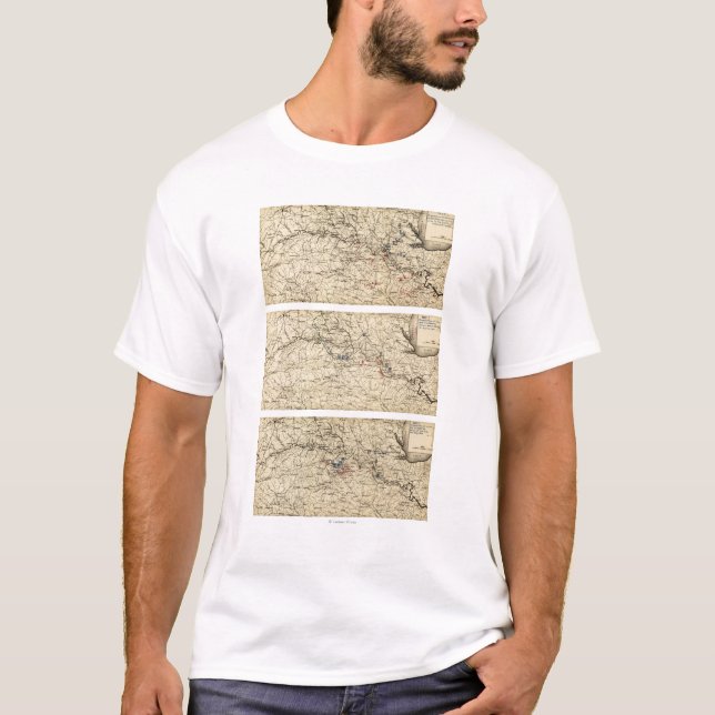 T-shirt Bataille de Chancellorsville (Devant)