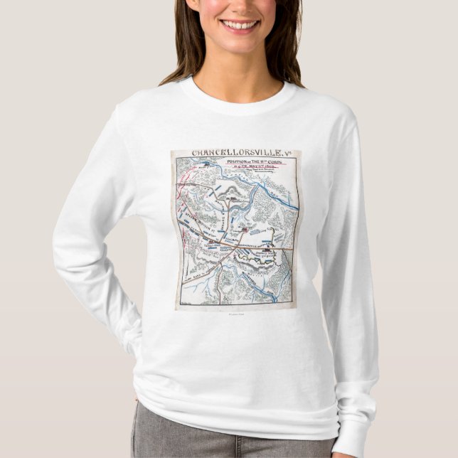 T-shirt Bataille de Chancellorsville 3 (Devant)