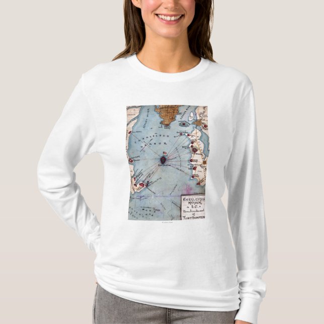T-shirt Bataille de fort Sumter - guerre civile (Devant)