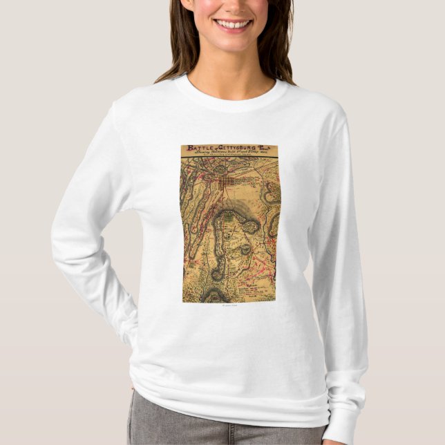 T-shirt Bataille de Gettysburg (Devant)