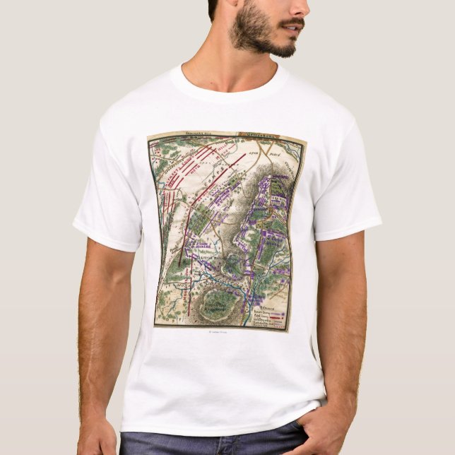 T-shirt Bataille de Gettysburg 8 (Devant)