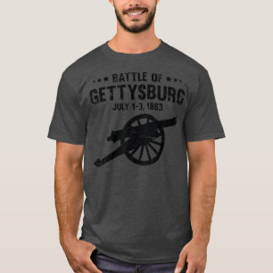 T-shirt Bataille de Gettysburg Champ de bataille Guerre am
