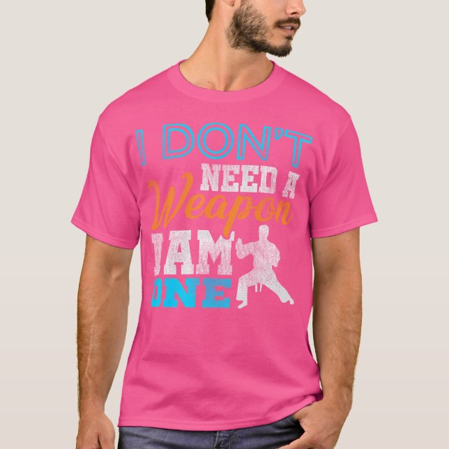 T-shirt Bataille de Karate - Combat Sports Martial Ar (Devant)