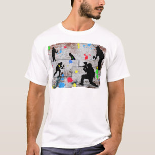 T-shirt Bataille de Paintball