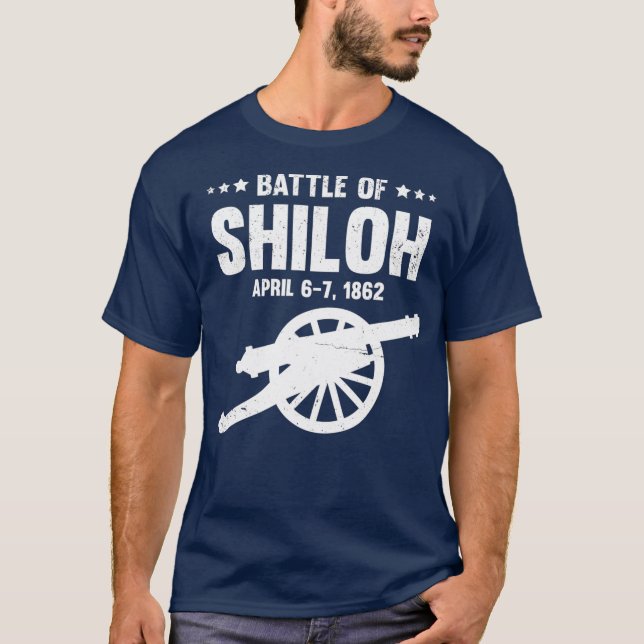 T-shirt Bataille de Shiloh Guerre civile bataille Tennesse (Devant)