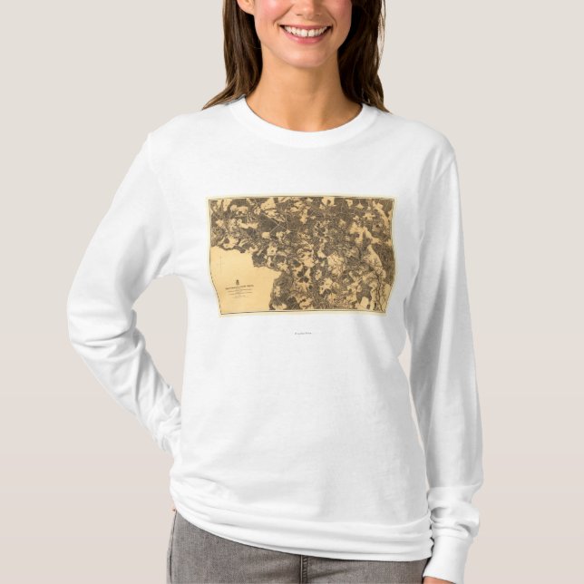 T-shirt Bataille du palais de justice 2 de Spotsylvania (Devant)
