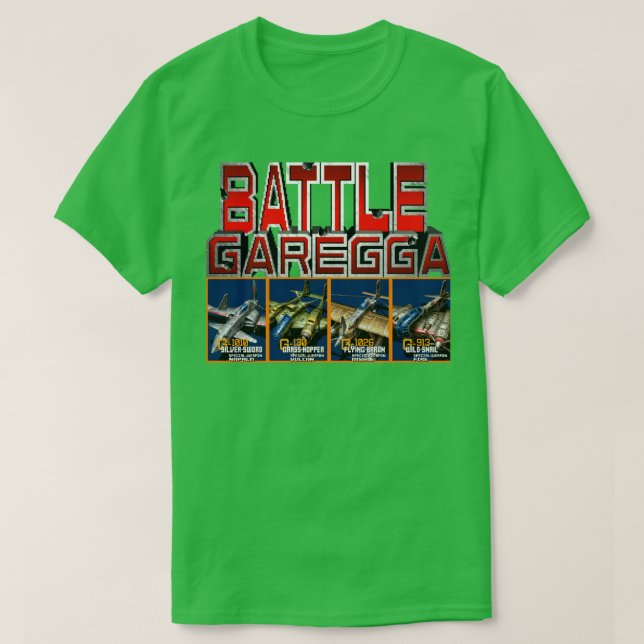 T-shirt Bataille Garegga (Design devant)