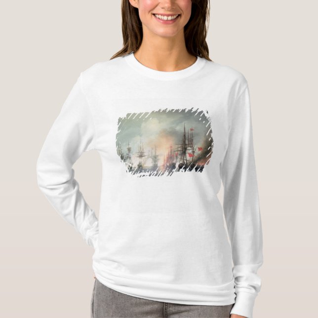 T-shirt Bataille navale Russe-Turque de Sinop (Devant)