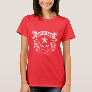 T-shirt Bataille soutenue - le Nevada, Las Vegas. Cru de
