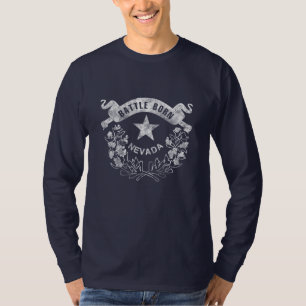 T-shirt Bataille soutenue - le Nevada, Las Vegas. Cru de