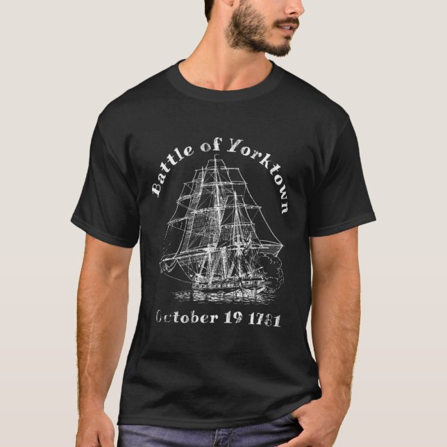 T-shirt Bataille Yorktown Revolutionary War British Surren (Devant)
