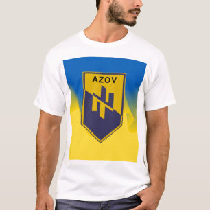 T-shirt Bataillon AZOV bleu jaune