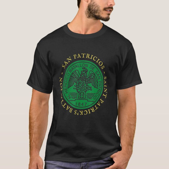 T-shirt Bataillon Saint Patrick de San Patricios_3 (Devant)