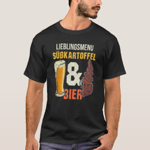 T-shirt Batate de pomme de terre Vegan Cuisine végétarienn
