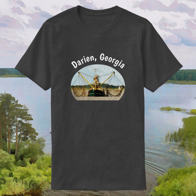 T-shirt Bateau à crevettes Darien Georgia (Créateur téléchargé)