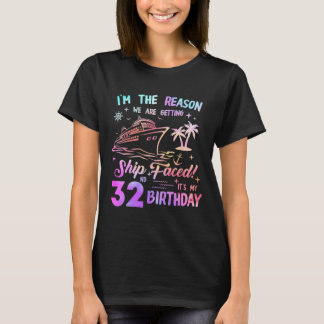 T-shirt Bateau a fêté son 32e anniversaire Croisière de 32