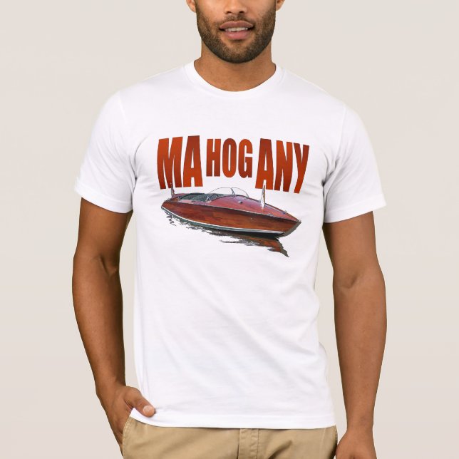 T-shirt Bateau à moteur Mahognay (Devant)