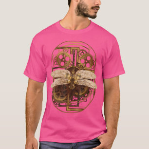 T-shirt Bateau à vapeur Dragonfly Mécanique Victorian Stea