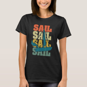 T-shirt Bateau à voile Bateau à voile Rétro Bateau à voile