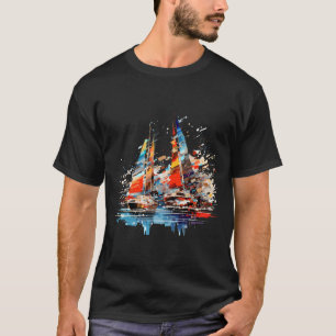T-shirt Bateau à voile Sea World Ocean Beauty Discovery Ar