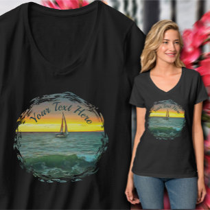 T-shirt Bateau à voile sur Banderas Bay 0884