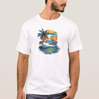 T-shirt Bateau de croisière