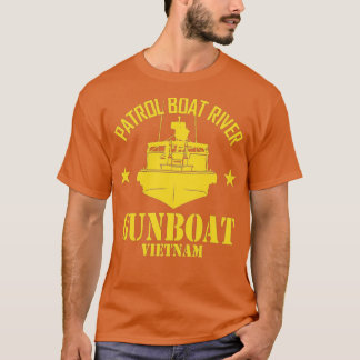 T-shirt Bateau de patrouille du Vietnam PBR - Bateau à can