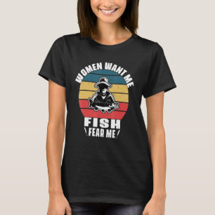 T-shirt Bateau de pêche Capitaine Officier Travailleur Fem