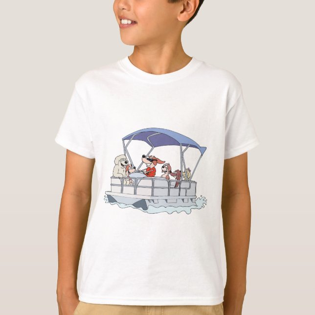 T-shirt Bateau de ponton (Devant)